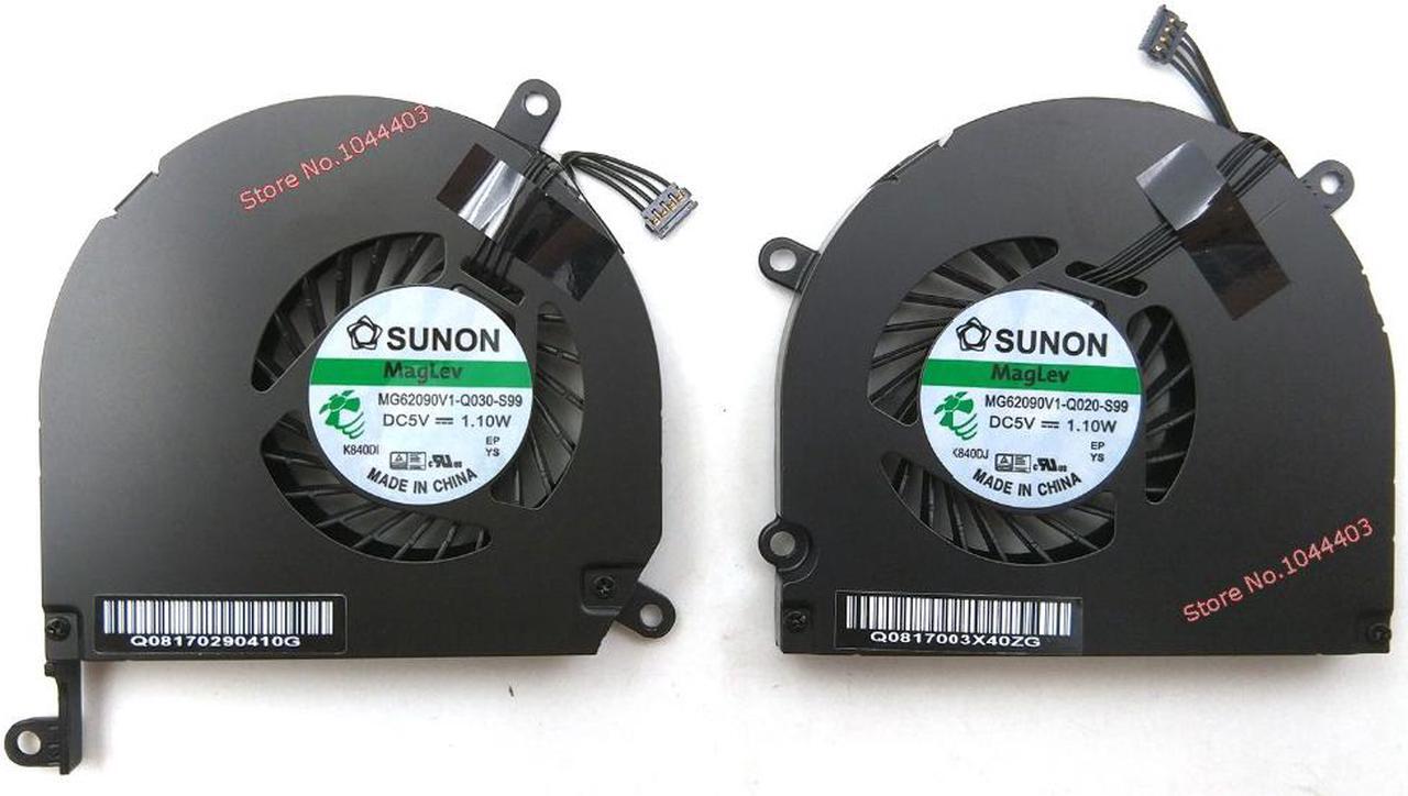Main image of New For Apple Macbook Pro 15" A1286 Laptop CPU Cooling Fan L & R MG62090V1-Q020-S99 MG62090V1-Q030-S99