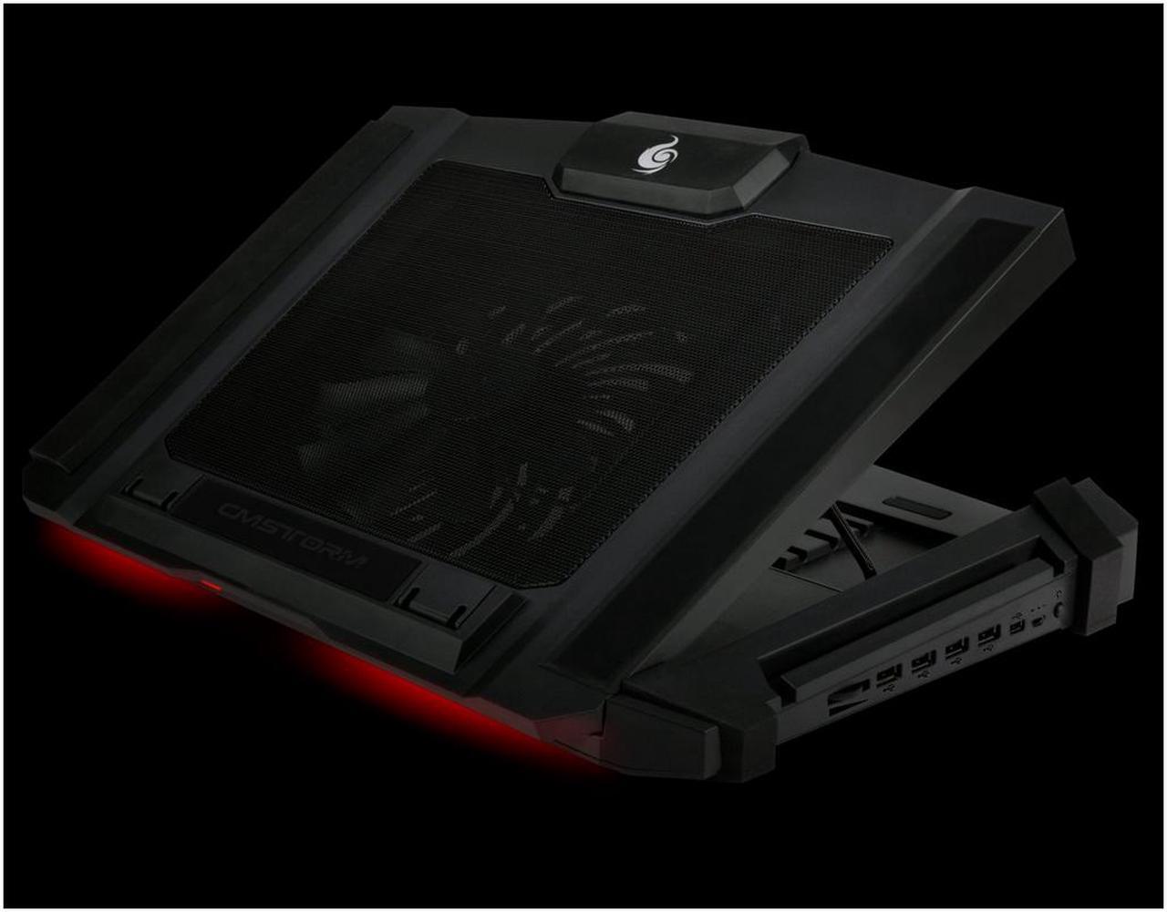 Alt view image 6 of 7 - CM Storm SF-17 - Gaming Laptop Cooling Pad with 180 mm Fan and 4 Ergonomic Height Settings