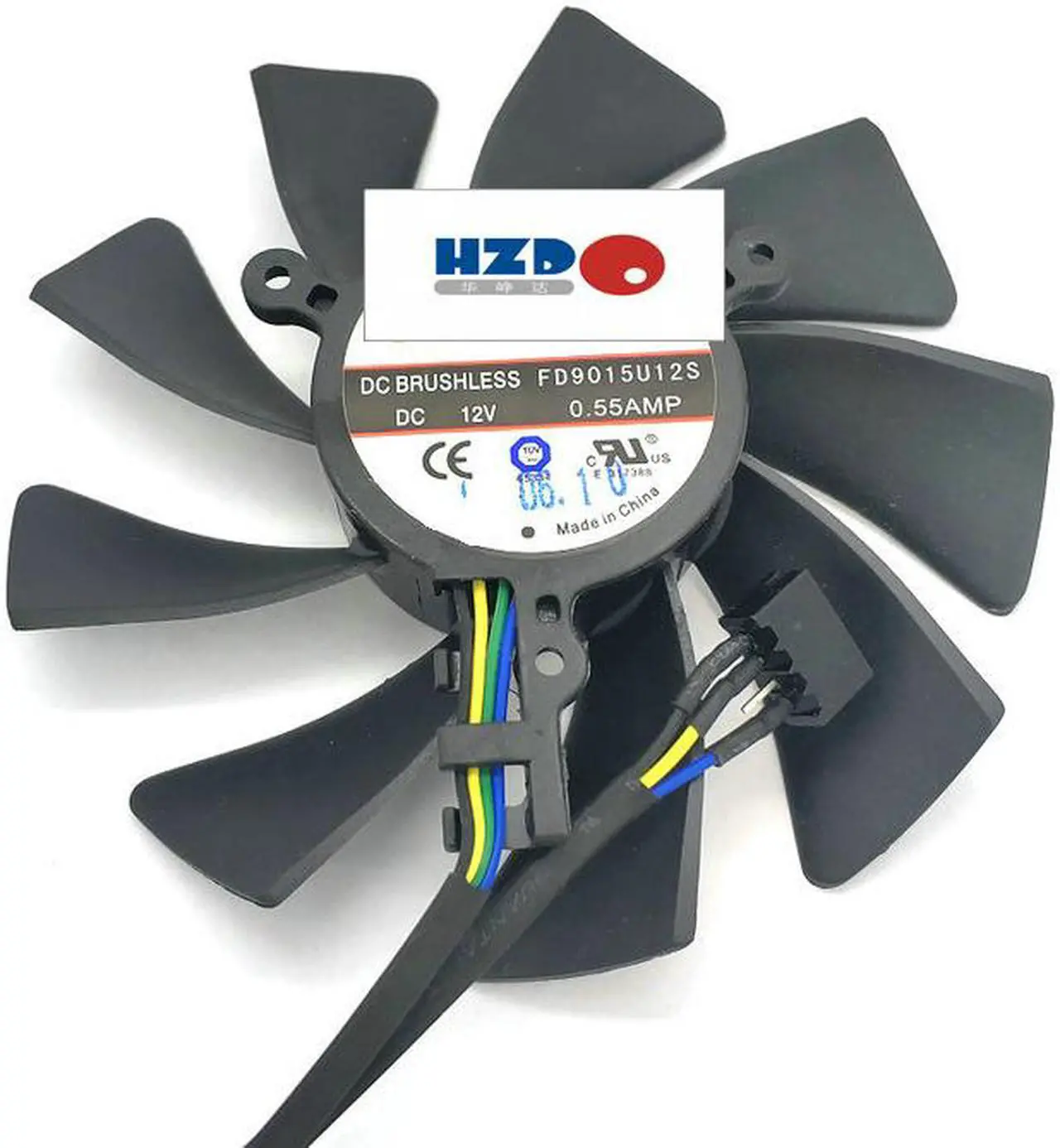 Alt view image 4 of 5 - HD7770 7750 R7 260X 2G FD9015U12S Cooler Cooling Fan