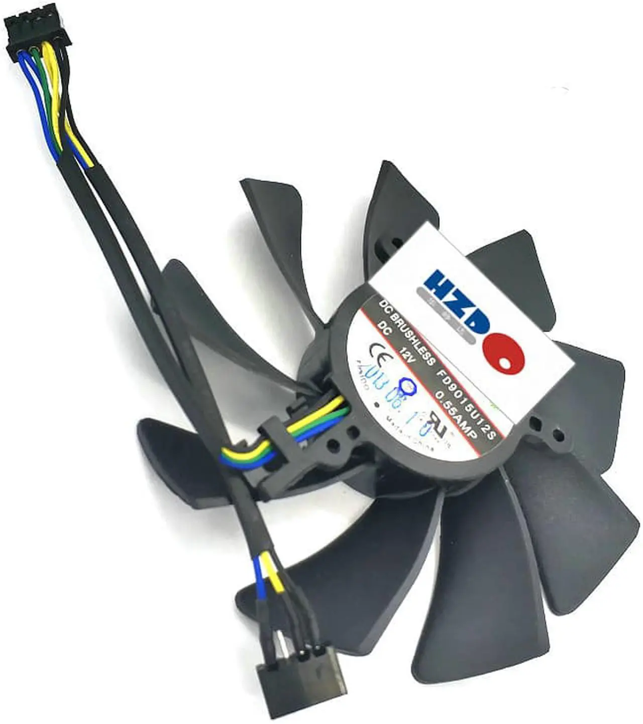 Alt view image 2 of 5 - HD7770 7750 R7 260X 2G FD9015U12S Cooler Cooling Fan