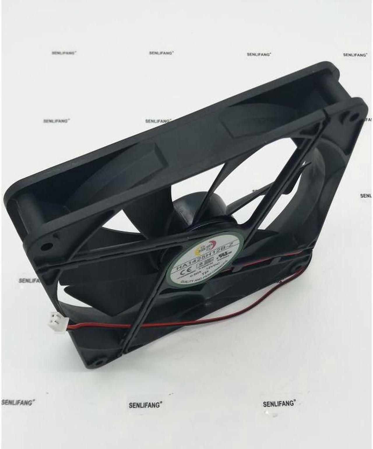 Alt view image 3 of 3 - for Original GP 14025 DC12V 0.50A 14CM 140*140*25MM HA1425H12B-Z 2 Wire Fan