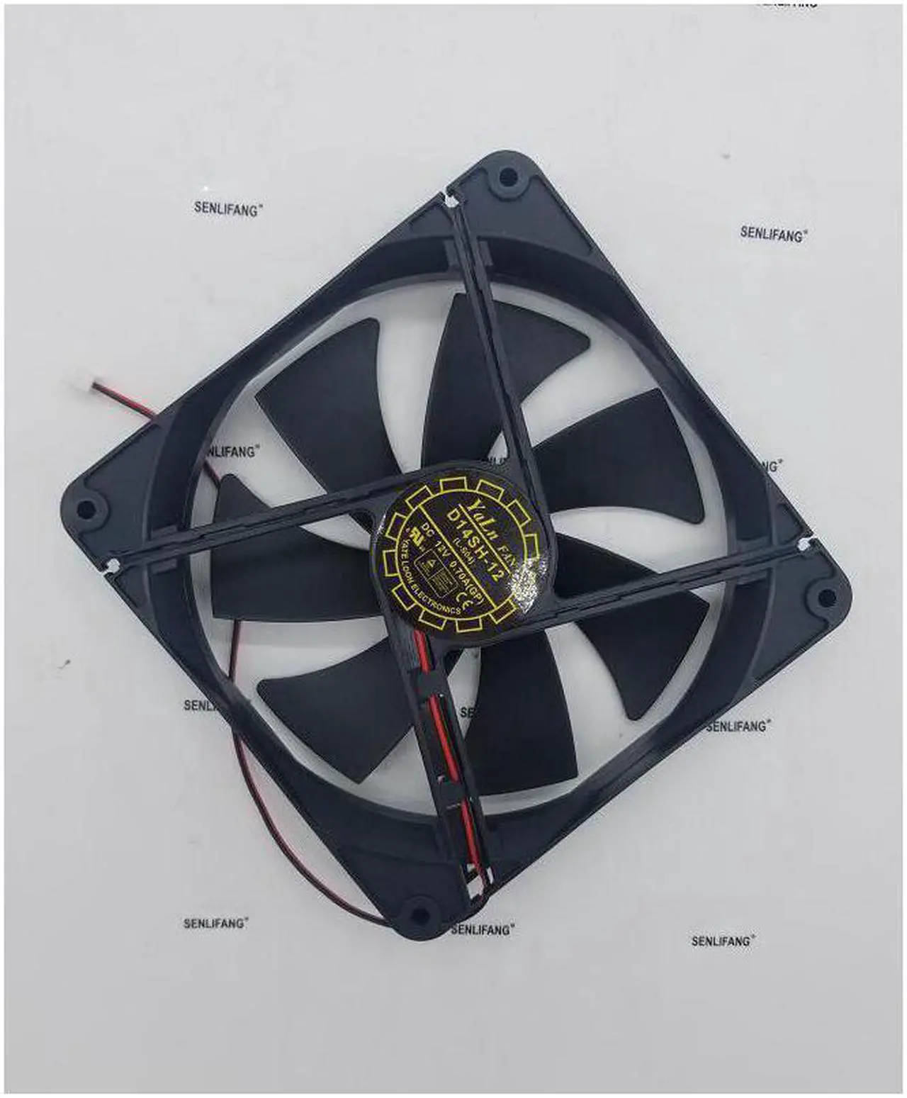 Alt view image 2 of 3 - NEW For Yate Loon Fan D14SH-12 DC 12V 0.70A 140x140x25mm 2-Wire Server Cooler Fan