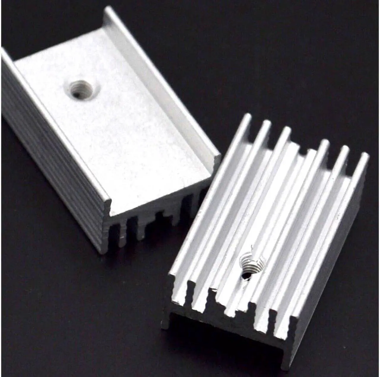 Alt view image 4 of 4 - 50pcs Heat sink 25*15*10MM (without pin) TO-220 transistor and other special high-quality heat sink