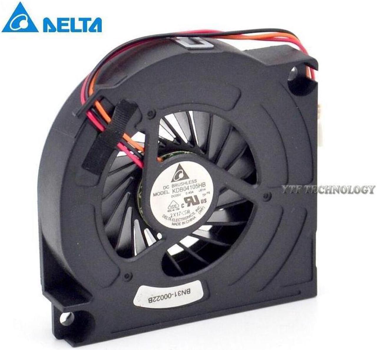 Main image of New and Original 6012 5V 0.40A 6CM slim fan KDB04105HB suitable for conversion for Delta 60*60*12mm