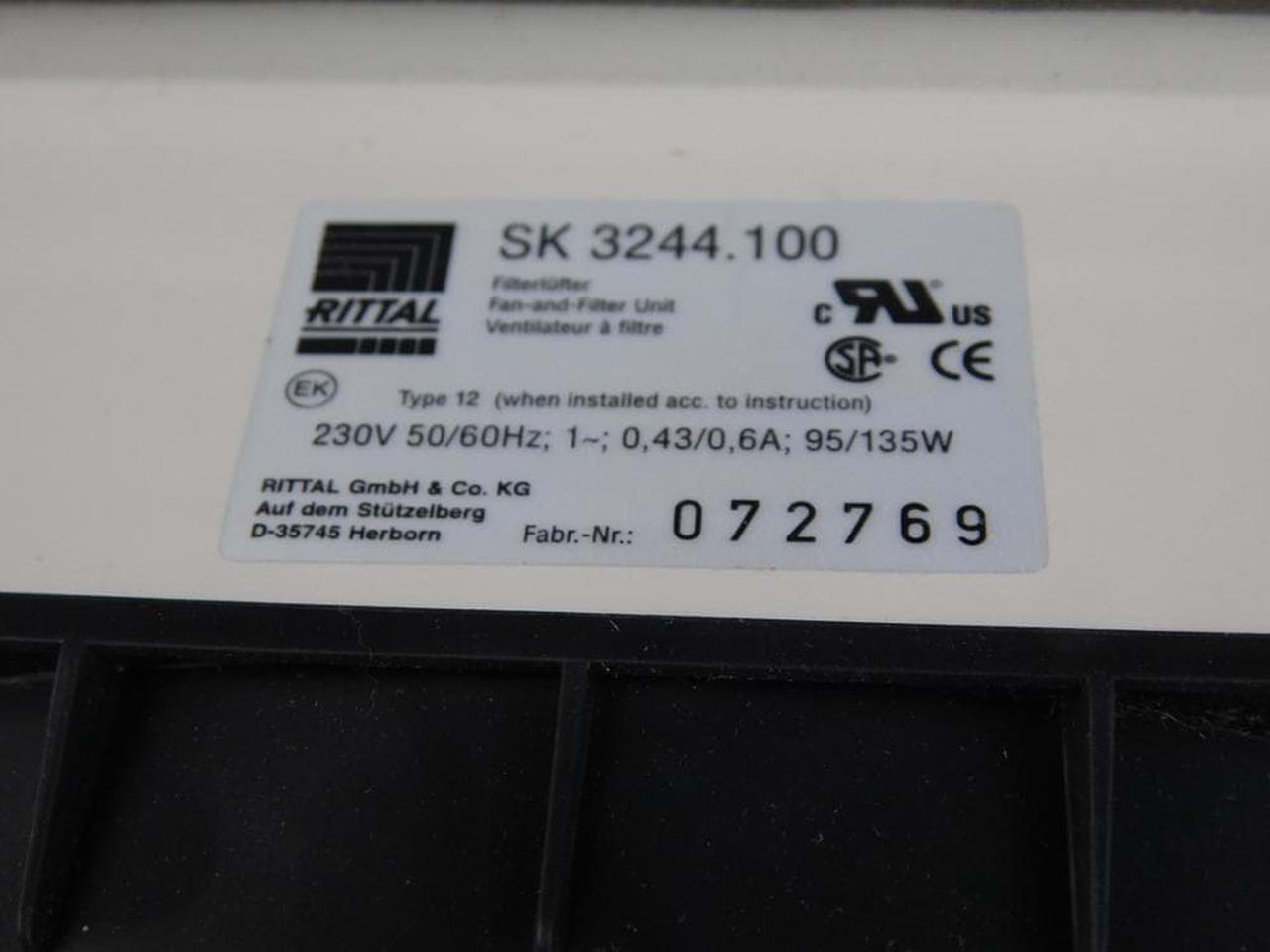 Alt view image 4 of 5 - K2E250-AH34-06 best coolerair cooling Rittal cabinet fan SK3244.100 dedicated fan