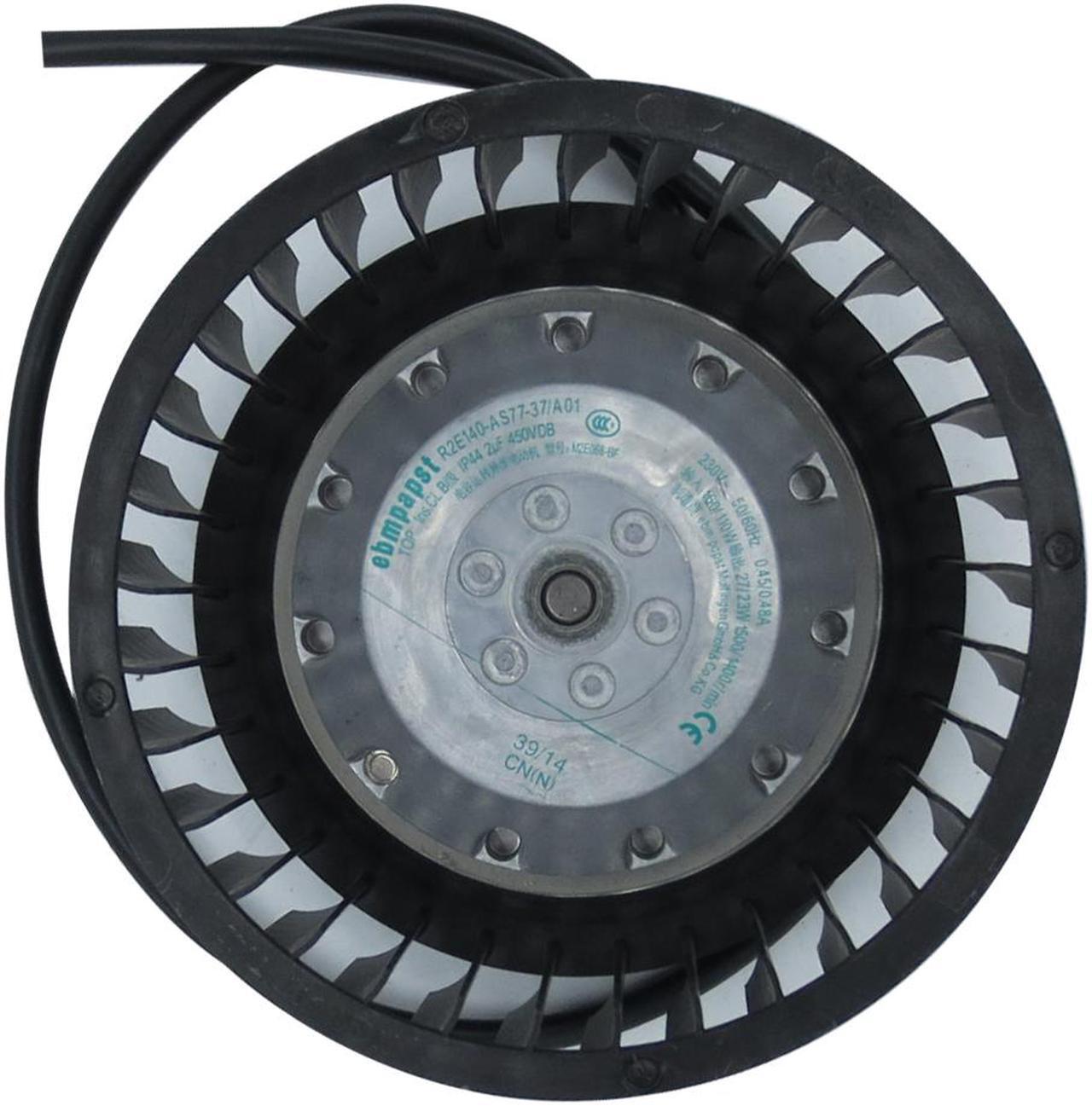 Alt view image 3 of 3 - New original new coolerair cooling R2E140-AS77-37/A01 230V 140mm centrifugal fan