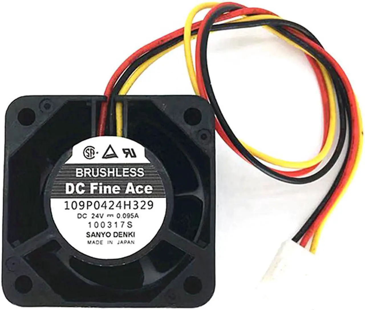 Main image of 109P0424H329 DC24V 0.095A original Japan Sanyo SANYO 40 * 40 * 28 equipment fan