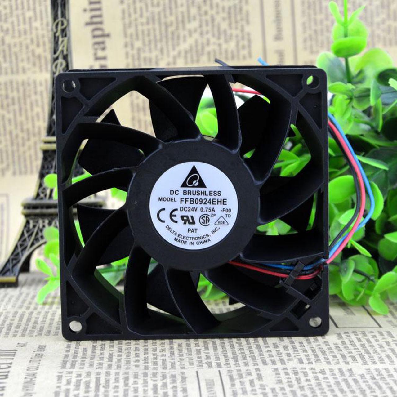 Main image of Original Delta FFB0924EHE 24V 0.75A 9038 9CM ABB Inverter Fan