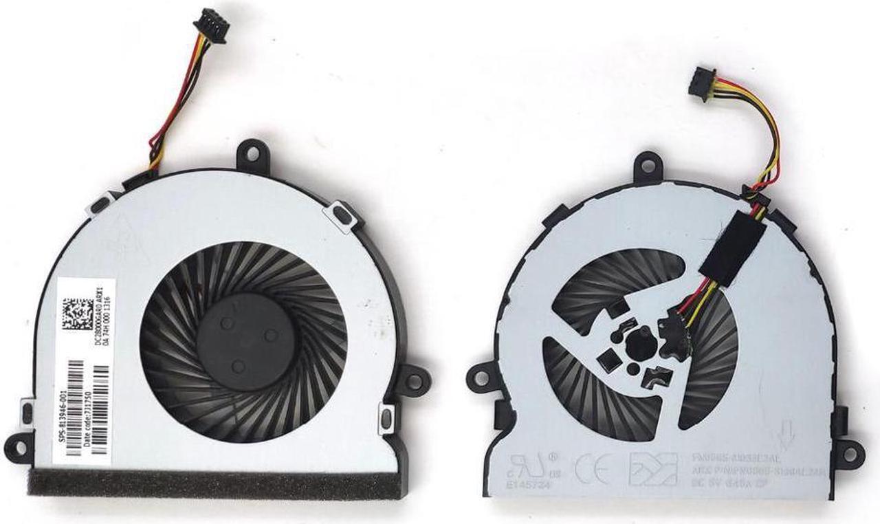 Main image of New For HP 15-BW030CA 15-BW030NR 15-BW032WM 15-BW033WM 15-BW035NR 15-BW036NR 15-BW038CL 15-BW040CA 15-BW040NR Laptop CPU Fan