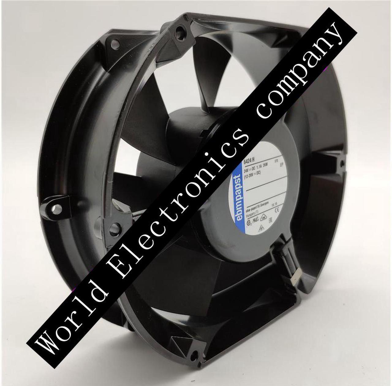 Alt view image 3 of 6 - EBMPAPST TYP 6424H 6424HR 17251 24V 1.1A26W Cooling Fan