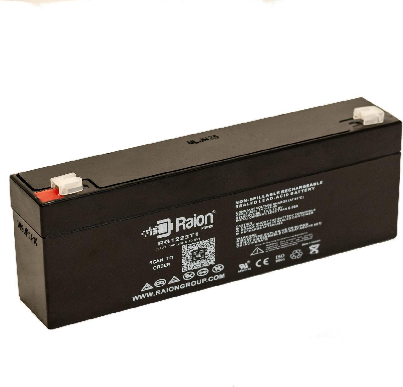 Main image of Raion Power 12V 2.3Ah Battery For Abbott Laboratories DH3 - 1 Pack