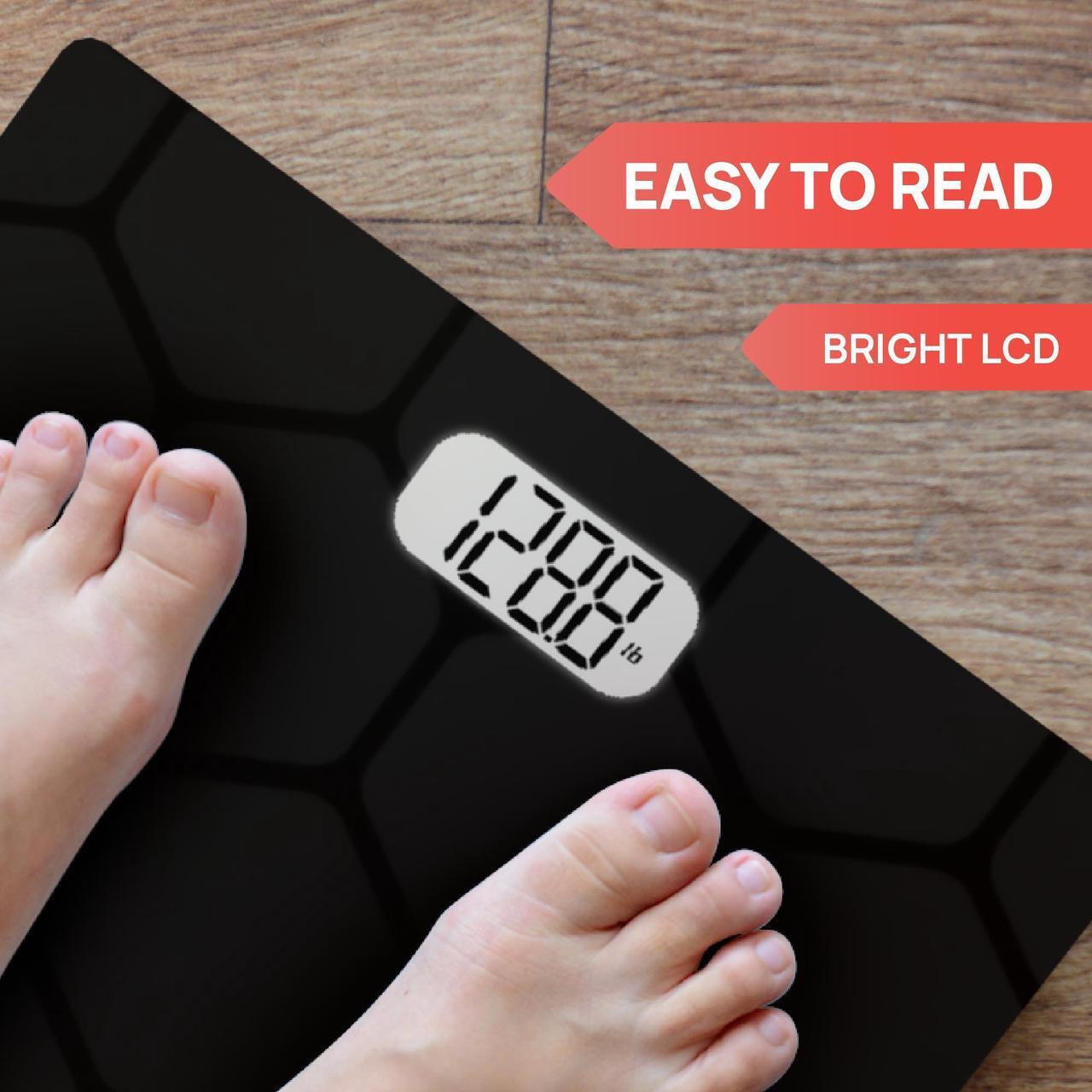 Alt view image 2 of 7 - INEVIFIT Bathroom Scale, Highly Accurate Digital Body Weight Scale Up to 400lbs. Includes 5-Year Warranty