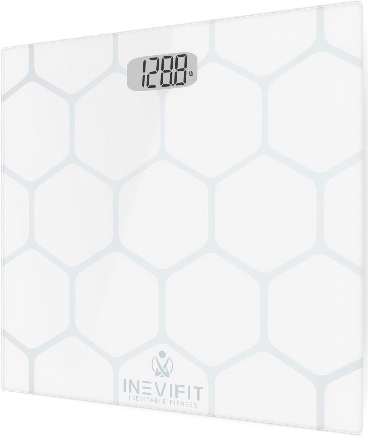 Main image of INEVIFIT Bathroom Scale, Highly Accurate Digital Body Weight Scale Up to 400lbs. Includes 5-Year Warranty