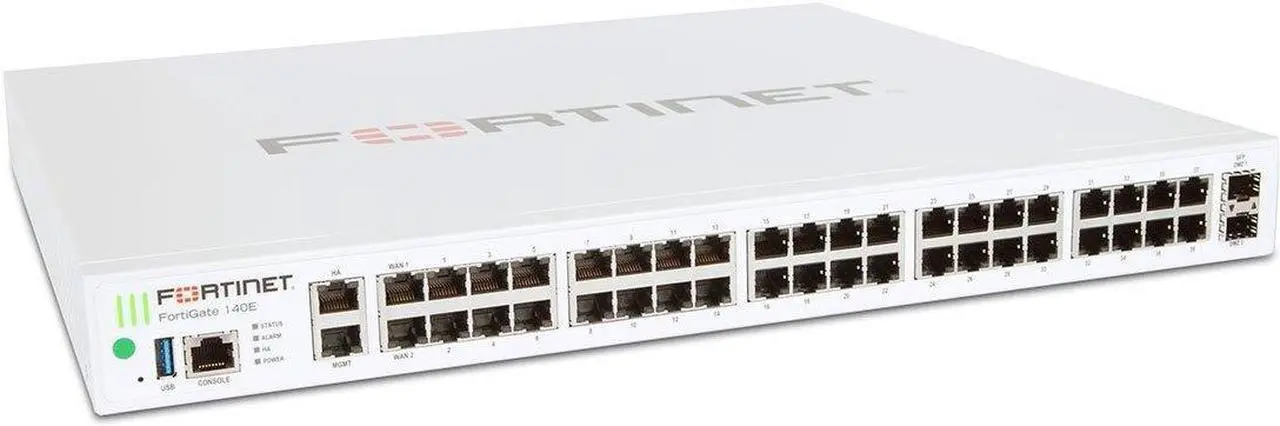 Alt view image 4 of 4 - Fortinet FortiGate FG-140E-POE Network Security/Firewall Appliance - 42 Port