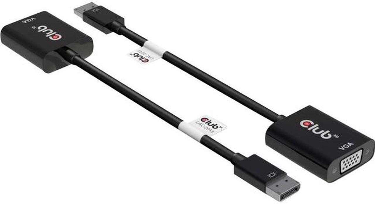 Main image of Club 3D DisplayPort to VGA Black Active Adapter M/F CAC-2013