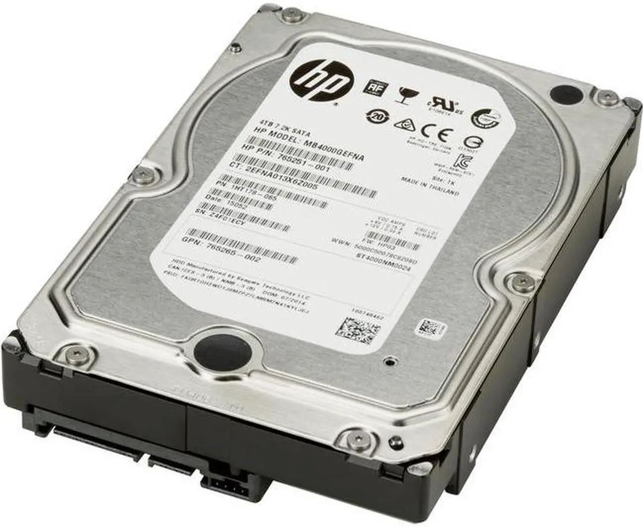 Alt view image 4 of 12 - HP K4T76AA 4TB 7200 RPM SATA 6.0Gb/s 3.5" Hard Drive