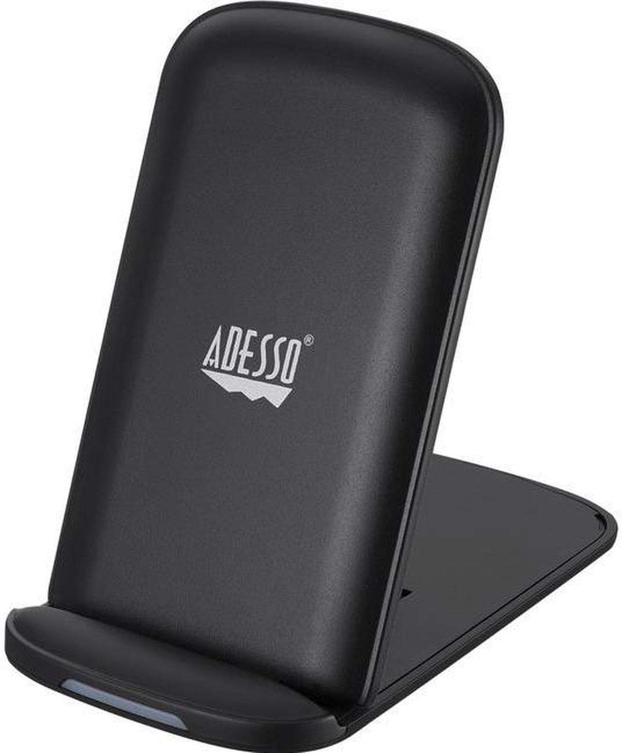 Adesso 10W Max Qi-Certified 2-Coil Foldable Wireless Charging Stand AUH1020