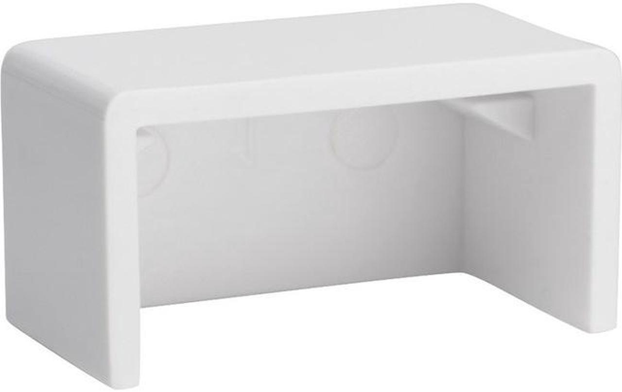 Raceway End Cap, 20 Pack, White