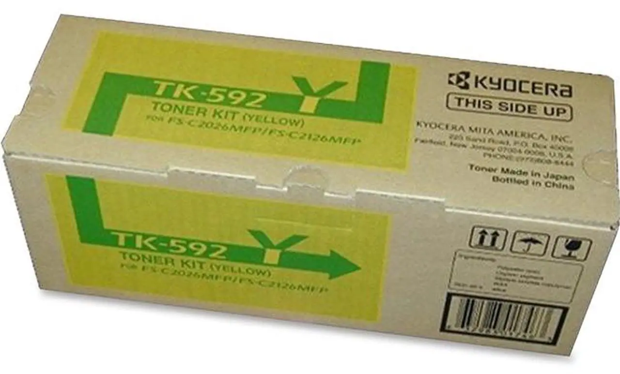 Alt view image 14 of 20 - Kyocera Copystar TK592Y Yellow Toner Yellow