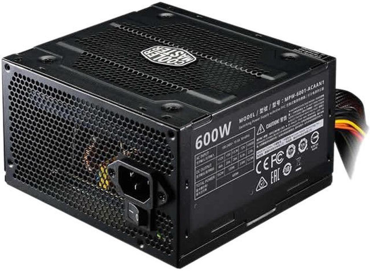 Alt view image 9 of 11 - CoolerMaster Elite V3 MPW-6001-ACAAN1-US 600W ATX 12V Power Supply