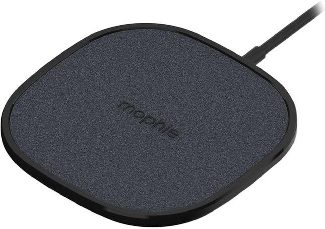 Alt view image 3 of 7 - mophie Wireless 10W Charging Pad - Made for Apple Airpods, iPhone 11 Pro Max/XS Max, iPhone 11 Pro/XS, iPhone 11 / XR and Other Qi-Enabled Devices - Black
