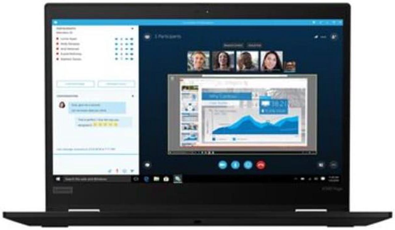 Alt view image 3 of 13 - Lenovo ThinkPad X390 Yoga 13.3" Touchscreen Laptop i7-8565U 8GB 512GB SSD W10P