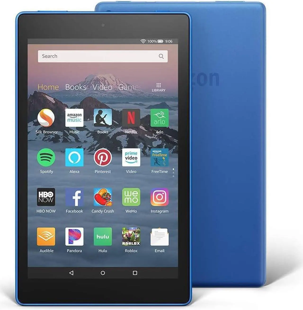 Alt view image 10 of 20 - Amazon Fire HD 8 Tablet 16GB 8" HD Display with Alexa, Blue