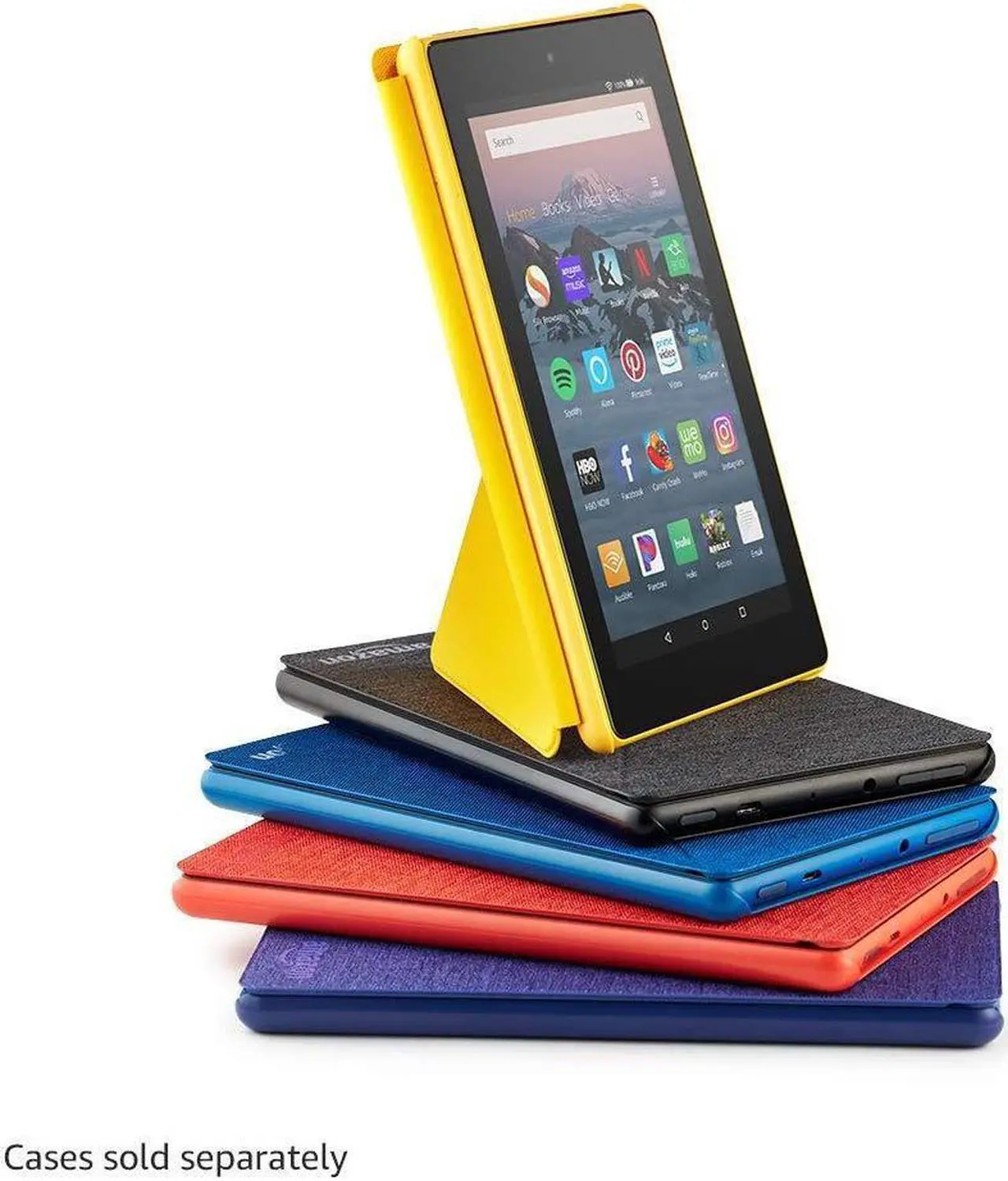 Alt view image 12 of 20 - Amazon Fire HD 8 Tablet 16GB 8" HD Display with Alexa, Blue