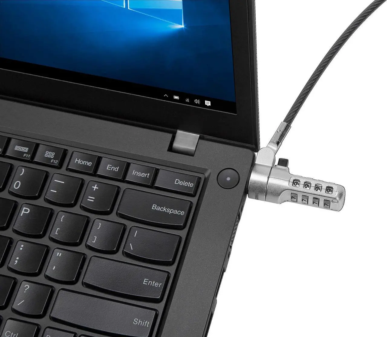 Alt view image 11 of 20 - Targus DEFCON Cable Lock - Resettable - Galvanized Steel - 6.50 ft - For Notebook - ASP66GLX