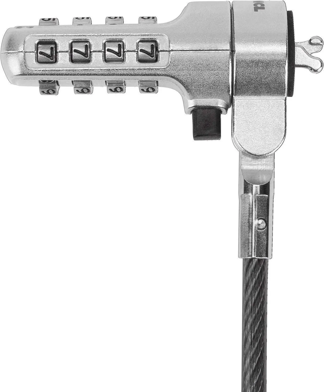 Alt view image 10 of 20 - Targus DEFCON Cable Lock - Resettable - Galvanized Steel - 6.50 ft - For Notebook - ASP66GLX