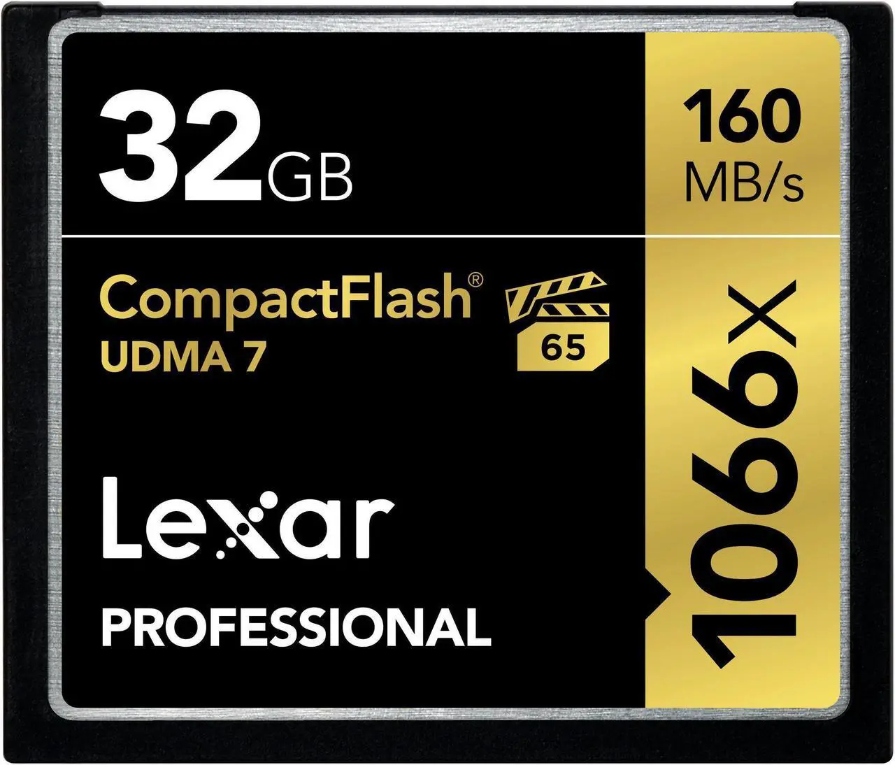 Alt view image 6 of 20 - Lexar Professional 32 GB CompactFlash (CF) Card