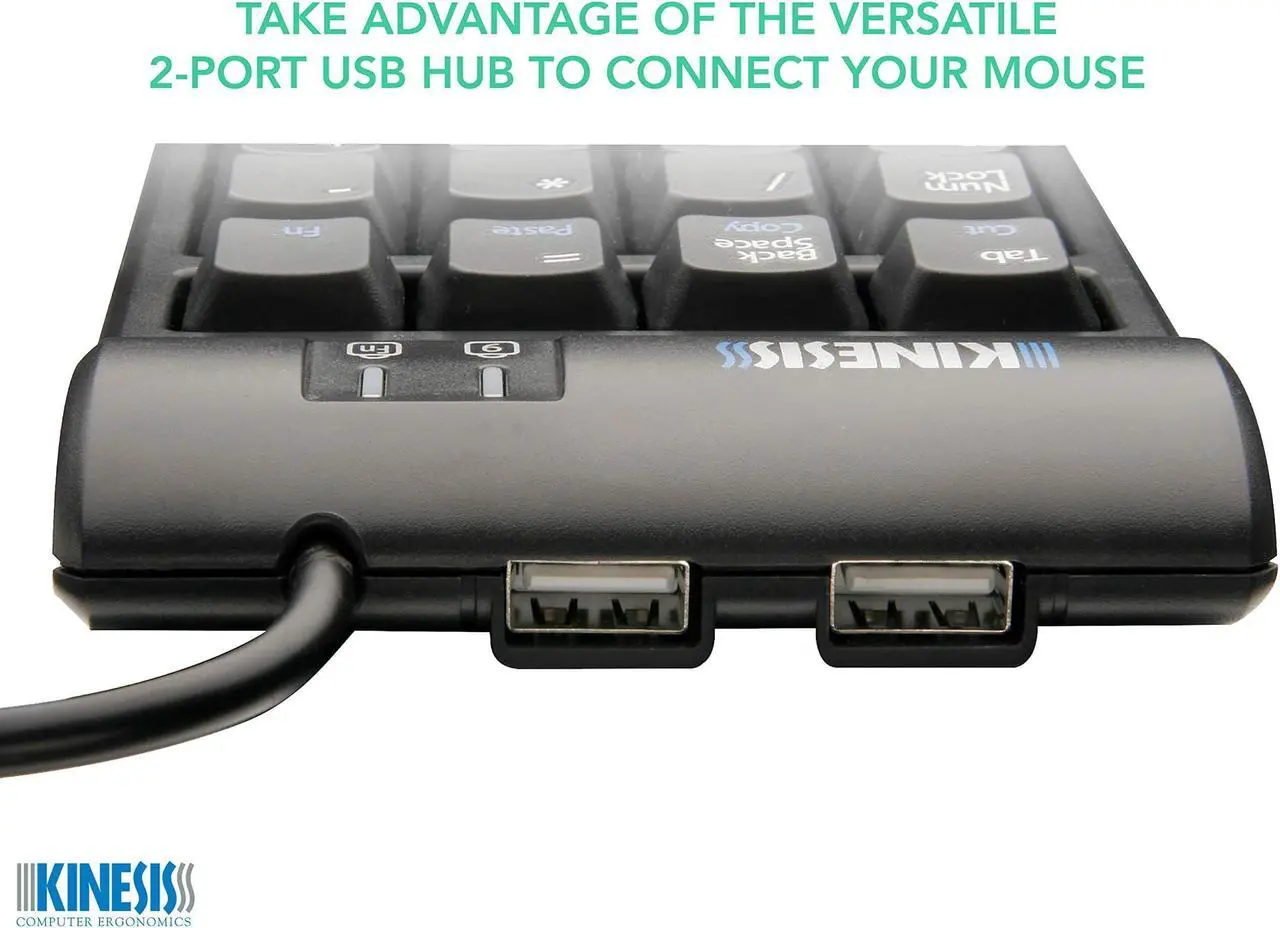 Alt view image 9 of 20 - Kinesis Freestyle2 Keypad for PC, AC800HPB-US