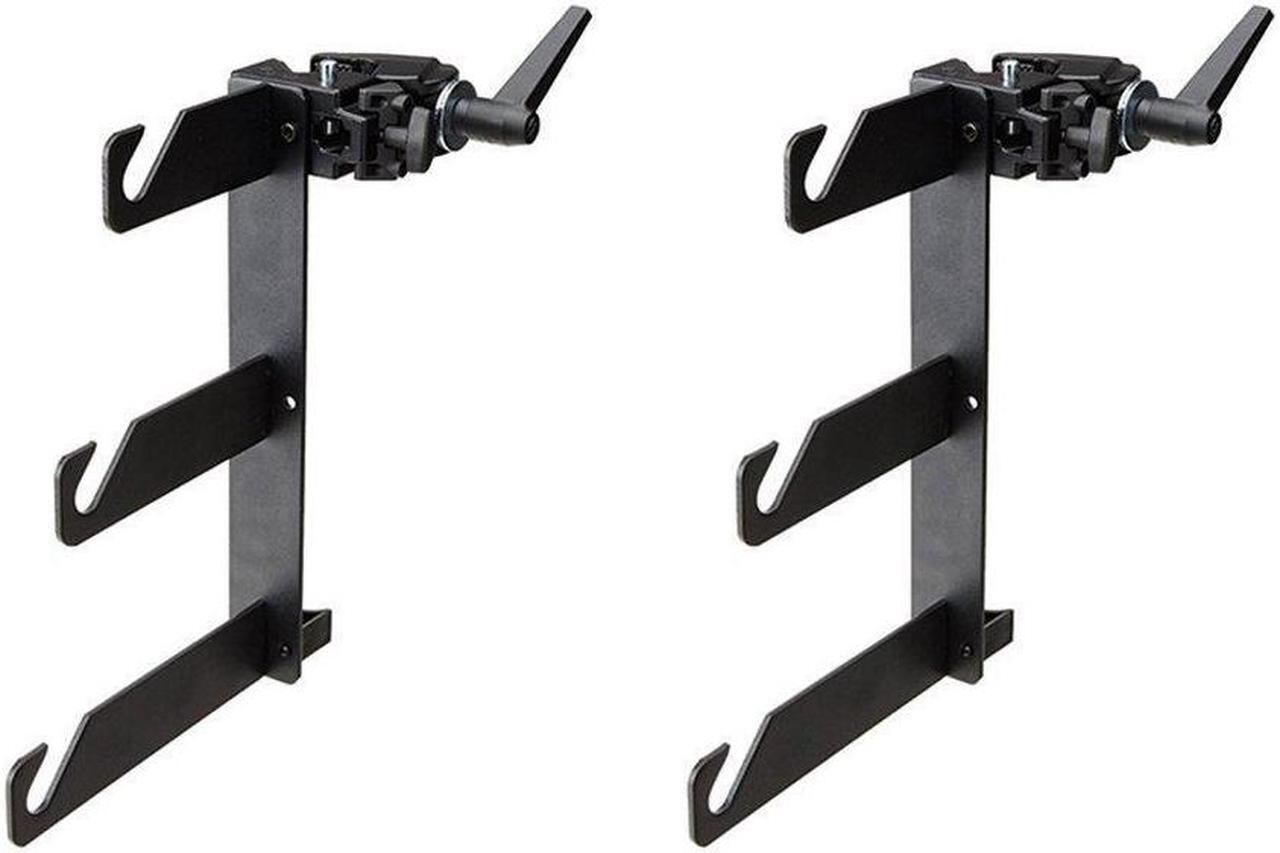 Alt view image 3 of 5 - Manfrotto 044 B/P Clamps-2 Holder Hooks 045 Mounted on 2 Superclamps 035