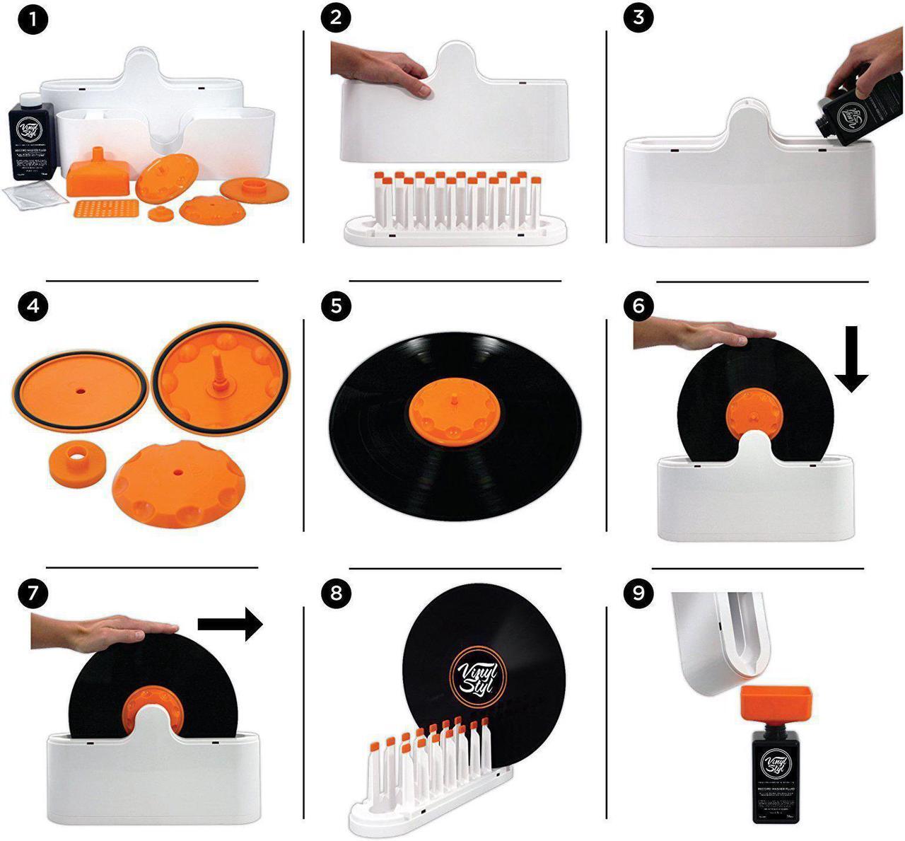 Alt view image 8 of 8 - Vinyl Styl Deep Groove Record Washer System