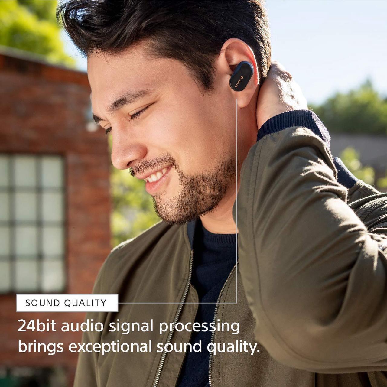Alt view image 5 of 20 - Sony WF-1000XM3 Industry Leading Noise Canceling Truly Wireless Earbuds (White)