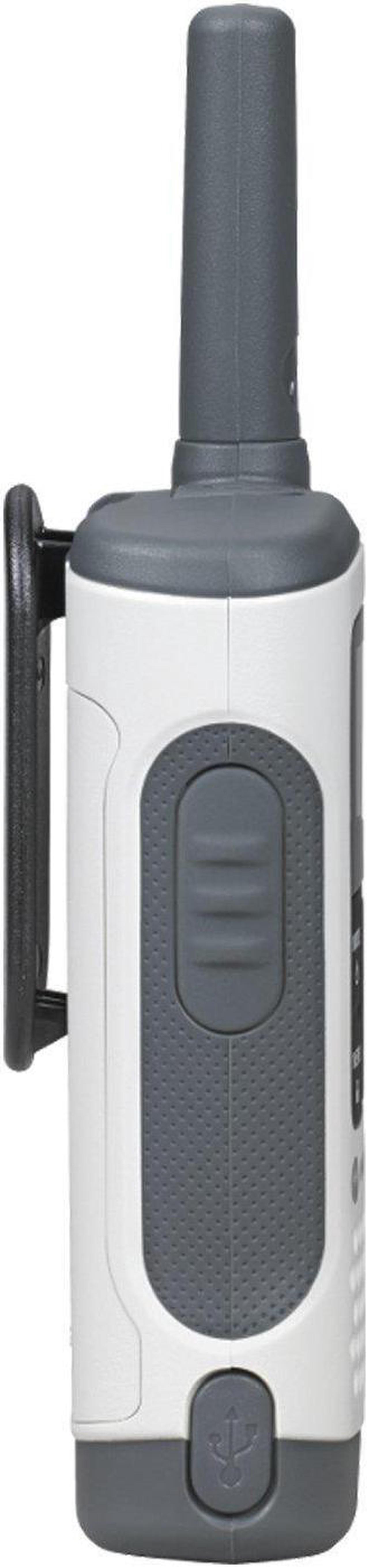 Alt view image 9 of 20 - Motorola T260 Two-Way Radio - 37KM Model + NOAA Rechargeable  (Dual Pack)