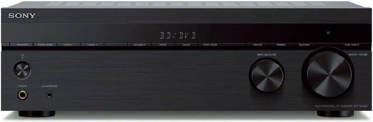 Main image of Sony STRDH590 5.2 Channel Surround Sound Home Theater Receiver: 4K HDR AV Receiver with Bluetooth,Black