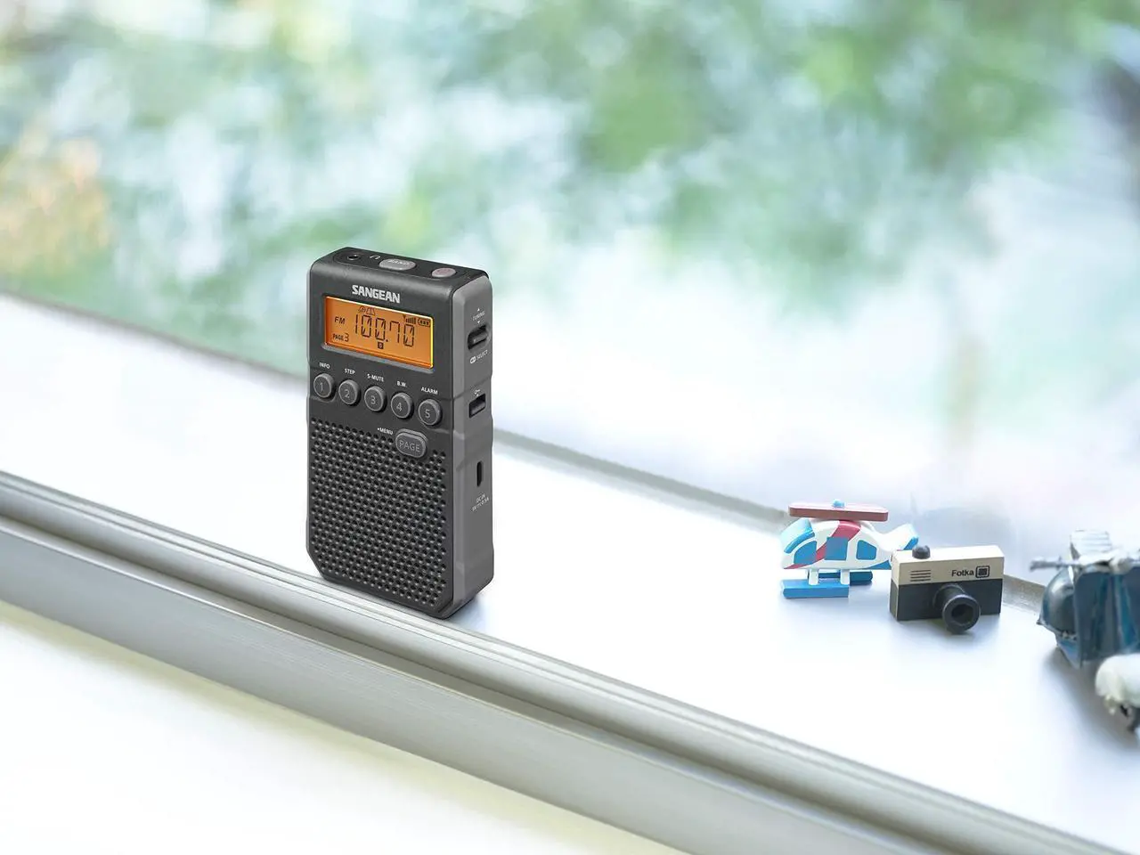 Alt view image 6 of 19 - Sangean DT-800BK AM/FM Weather Alert Pocket Radio (Black)