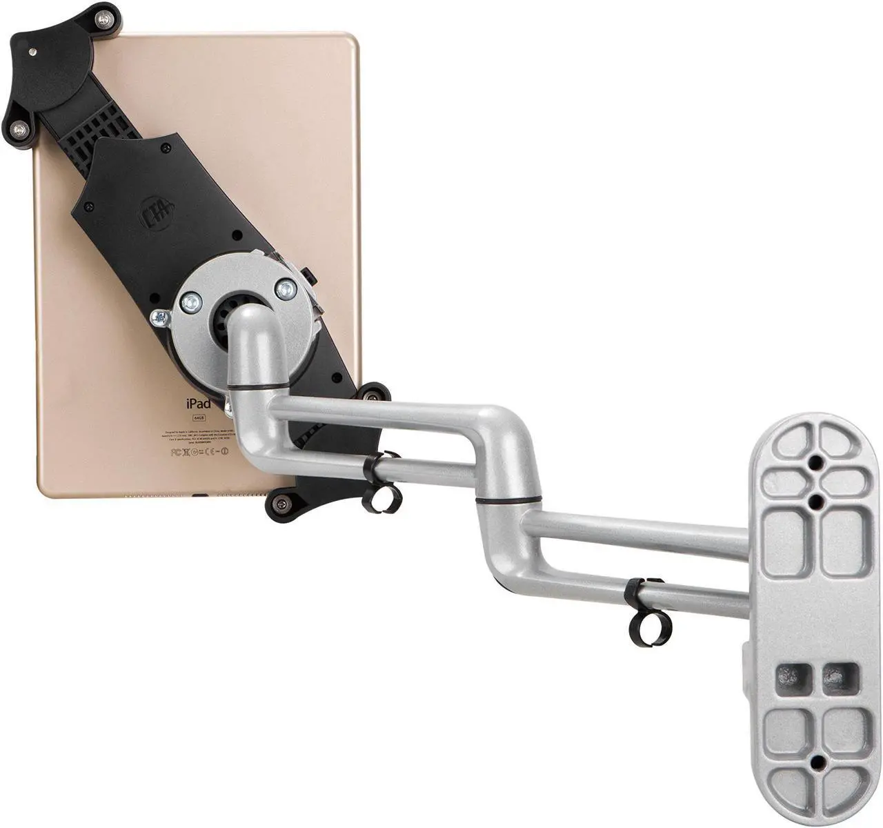 Alt view image 10 of 20 - CTA Digital PAD-ATWM Articulating Wall Mount for iPad(R)/Tablet