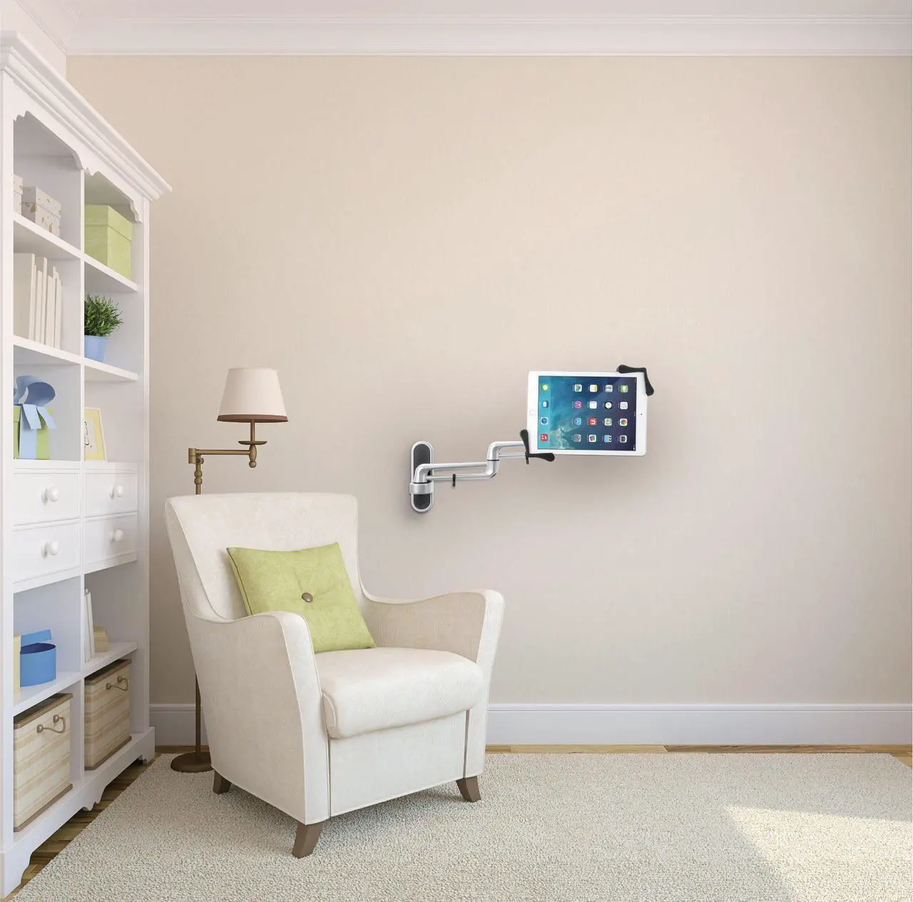 Alt view image 13 of 20 - CTA Digital PAD-ATWM Articulating Wall Mount for iPad(R)/Tablet