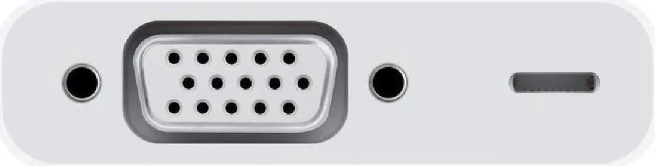 Alt view image 3 of 6 - Apple Lightning to VGA Adapter for Apple iPhones / iPads (White)