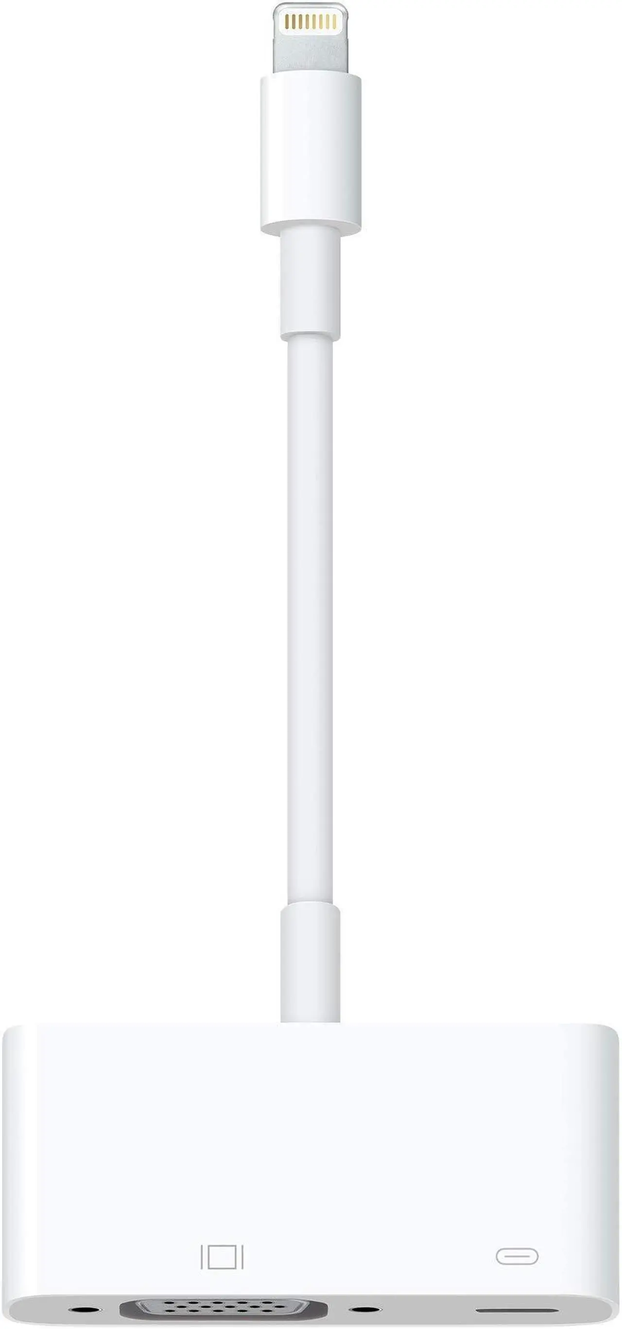 Alt view image 2 of 6 - Apple Lightning to VGA Adapter for Apple iPhones / iPads (White)