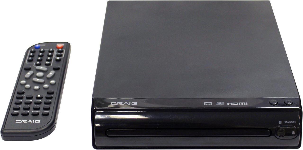 Alt view image 9 of 17 - CRAIG CVD401A Compact HDMI DVD Player with Remote in Black