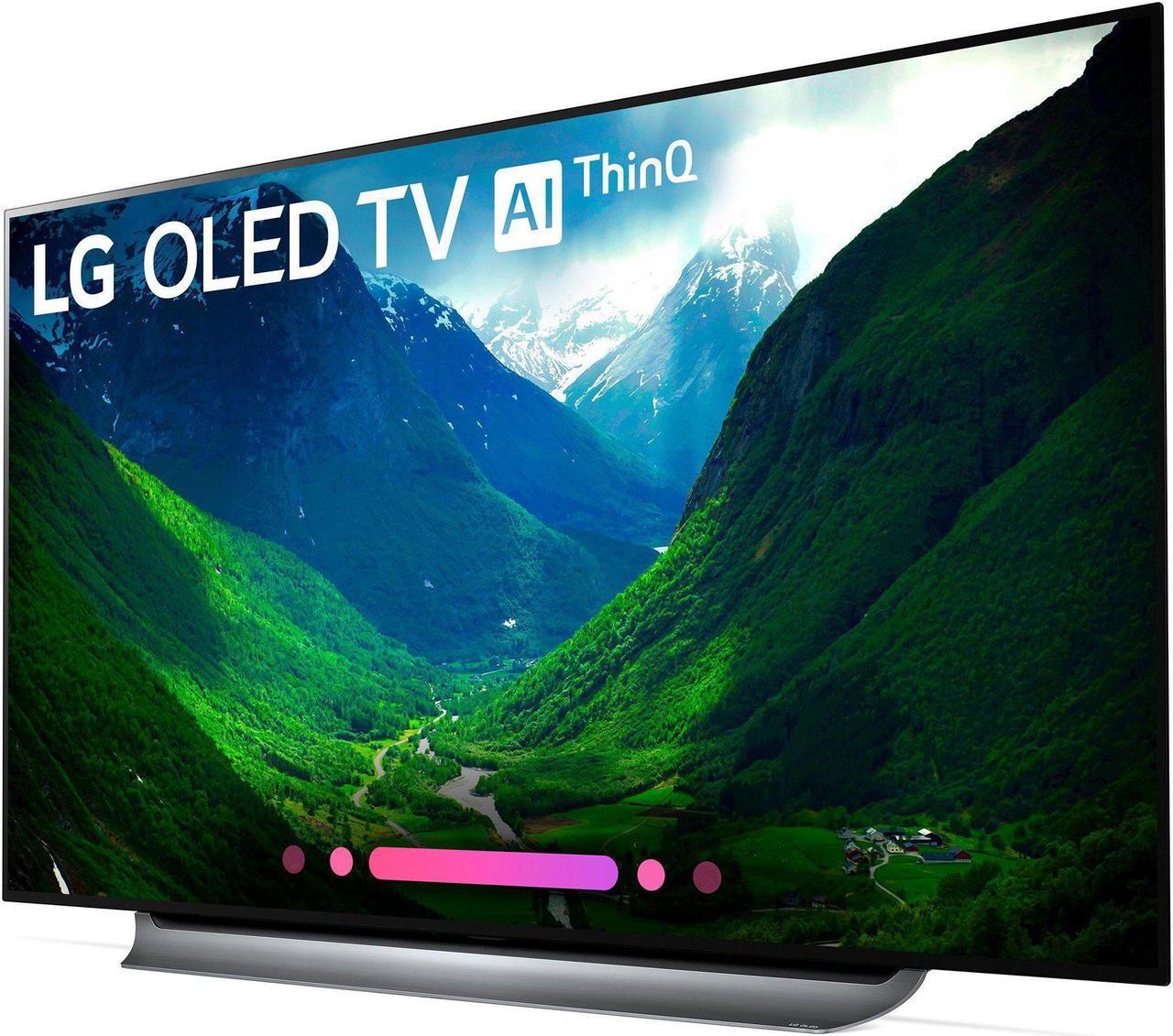 Alt view image 10 of 13 - LG C8 77" 4K HDR Dolby Atmos Smart TV with AI ThinQ OLED77C8PUA (2018)
