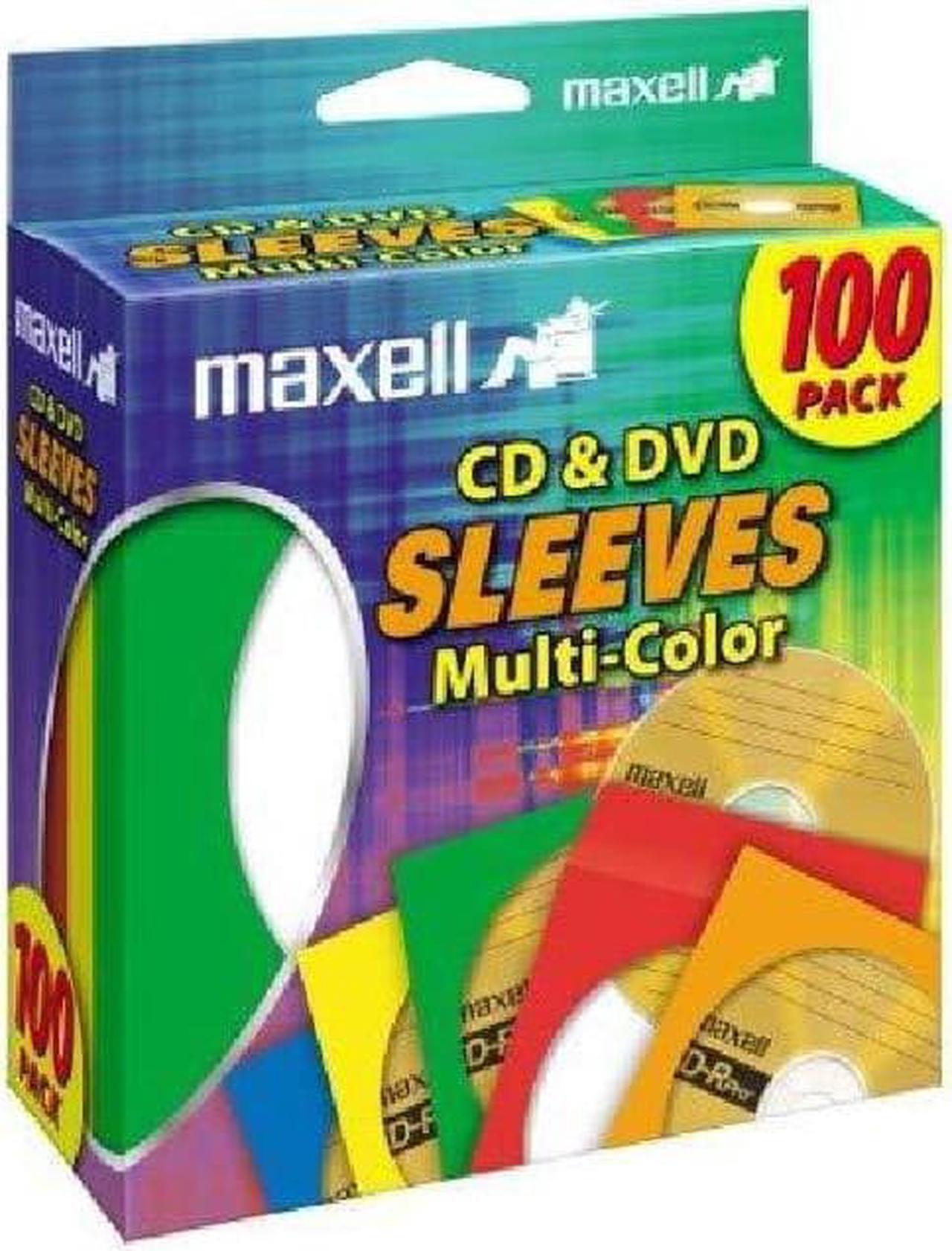 Alt view image 2 of 3 - maxell 190132 cd & dvd sleeves multicolor100pk paper