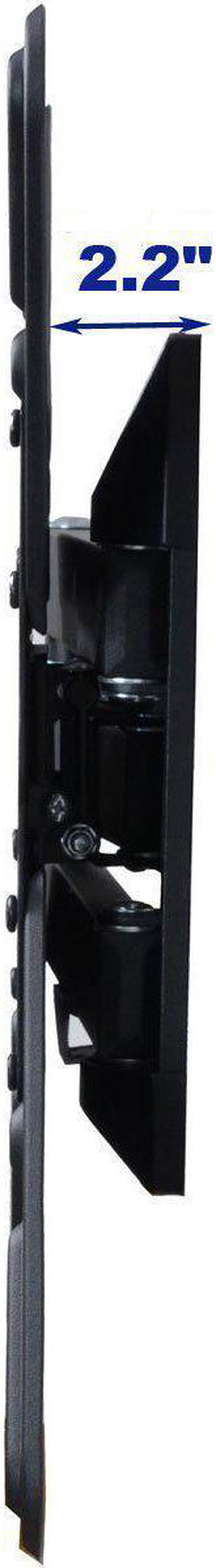 Alt view image 10 of 11 - VideoSecu ML531BE TV Wall Mount for most 22-55 LED LCD Plasma Flat Screen Monitor up to 88 lb VESA 400x400 with Full Motion Swivel Articulating 20 in Extension Arm, HDMI Cable & Bubble Level WP5