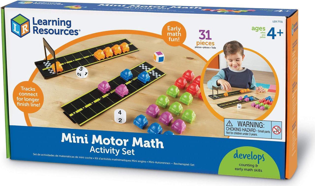 Alt view image 12 of 20 - Mini Motor Math Activity Set Age 4+ Ast