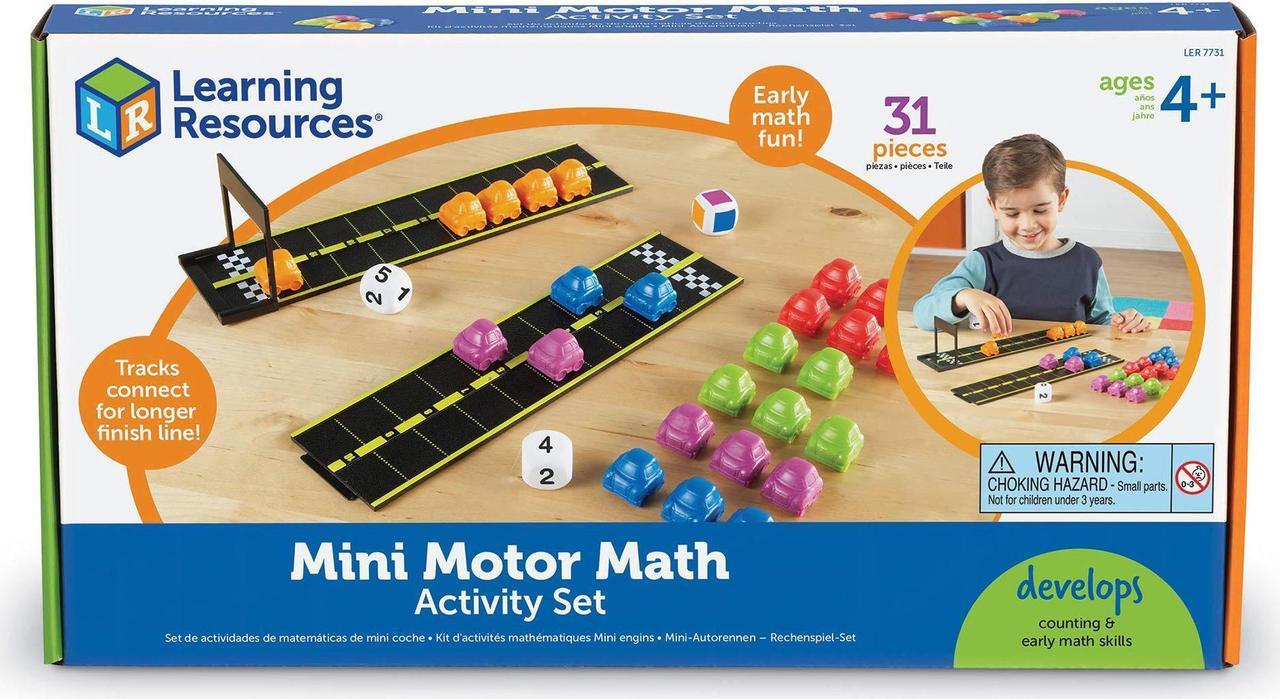 Alt view image 11 of 20 - Mini Motor Math Activity Set Age 4+ Ast