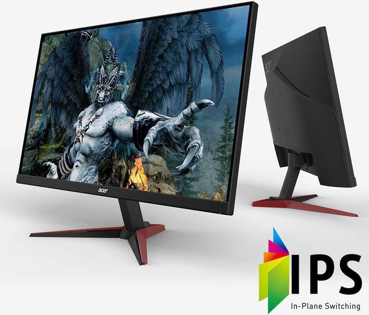Alt view image 14 of 20 - Acer Nitro VG240Y Pbiip 23.8" Full HD (1920 x 1080) IPS Gaming Monitor with AMD Radeon FREESYNC Technology, Zero Frame, 144Hz, 1ms VRB, (2 x HDMI 2.0 Ports & 1 x Display Port)