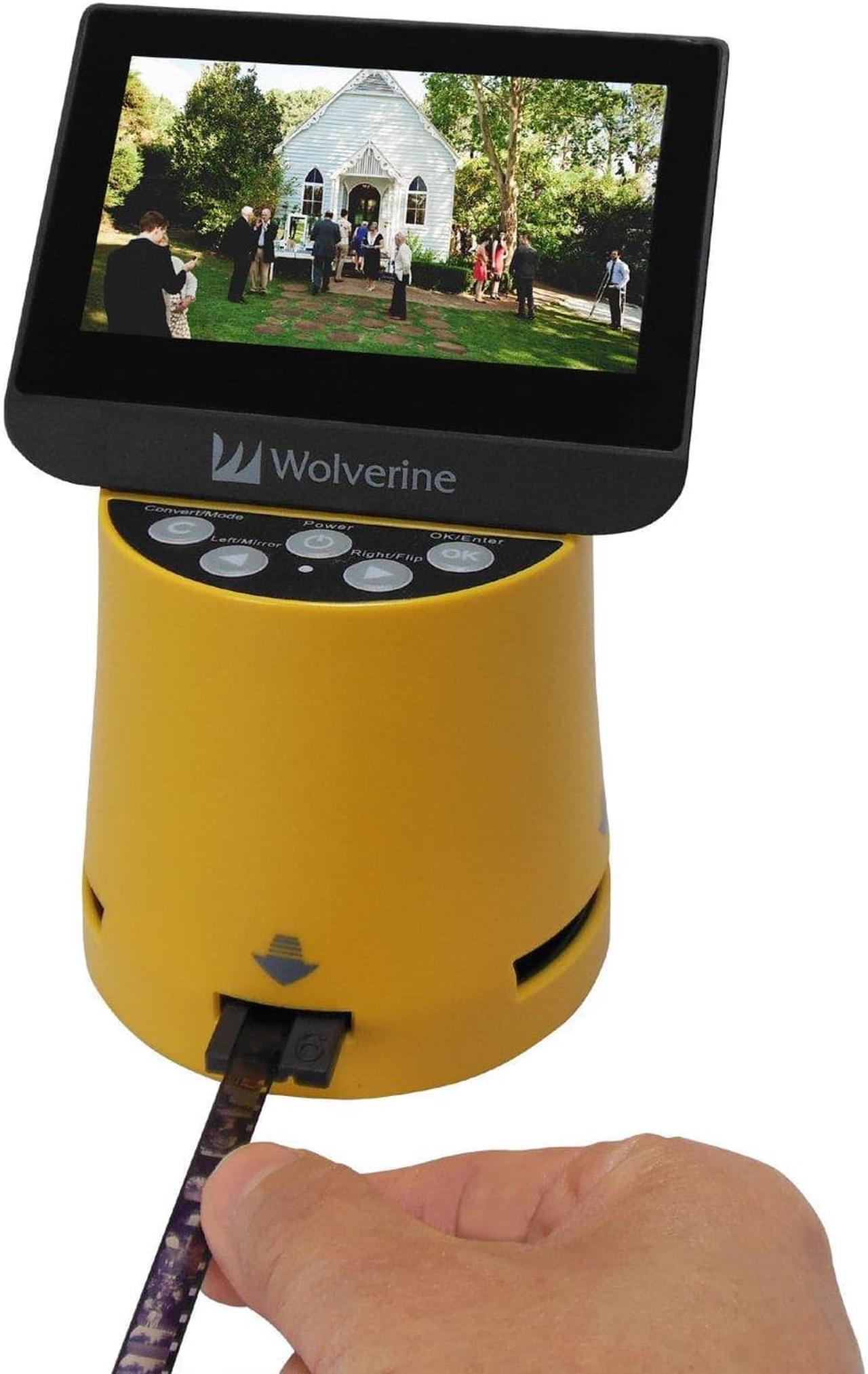 Alt view image 9 of 17 - Wolverine Data 8-in-1 HD Film to Digital Converter w/4.3" LCD Screen & HDMI